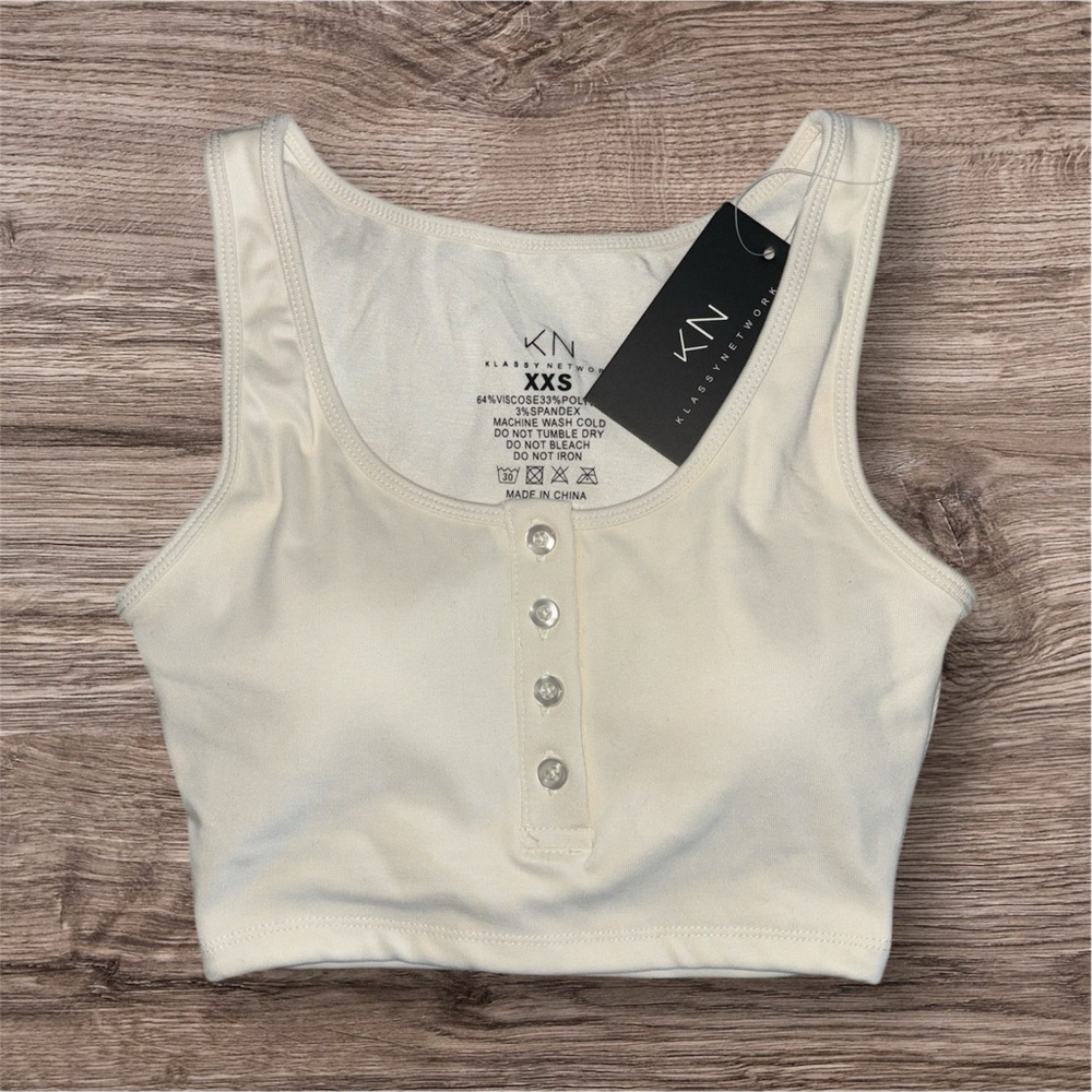 Klassy Network || Padded Tank Top NWT